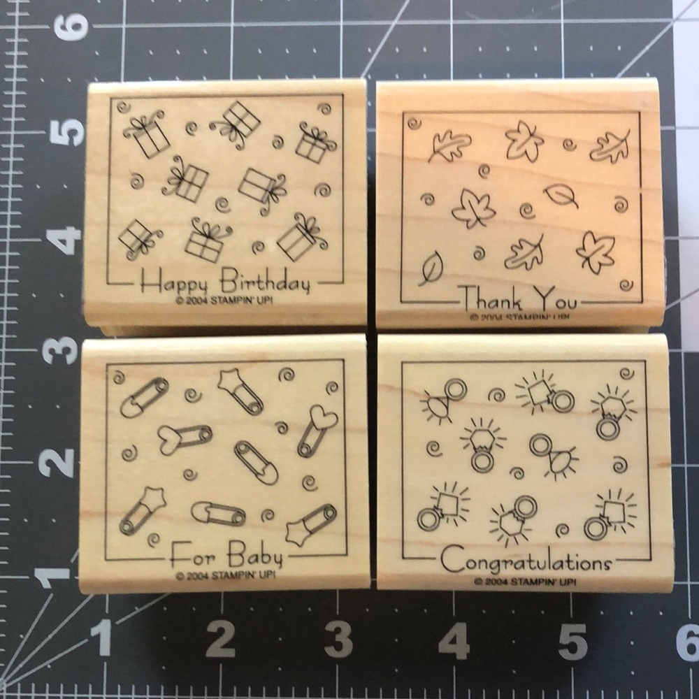 Stampin’ Up! Fabulous Four stamps